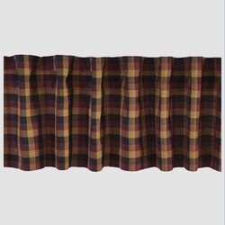 Heritage Farms Primitive Check Valance