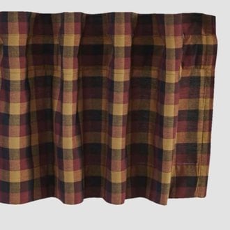 Heritage Farms Primitive Check Valance