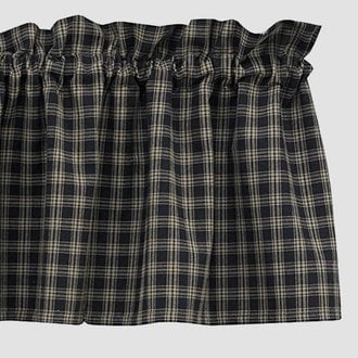 Sturbridge Black Valance - 72x14