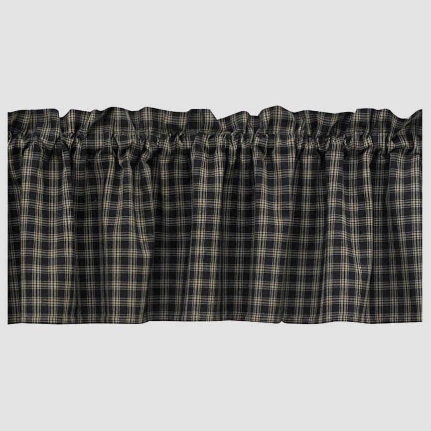 Sturbridge Black Valance 72x14