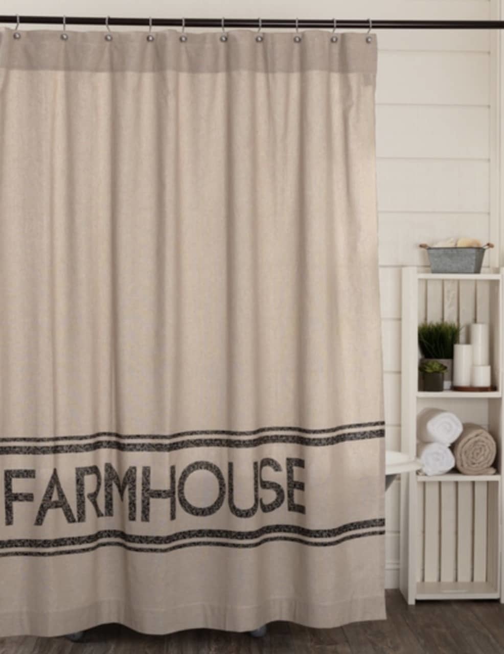 Sawyer Mill Farmhouse Shower Curtain | VHC | Nana's Farmhouse