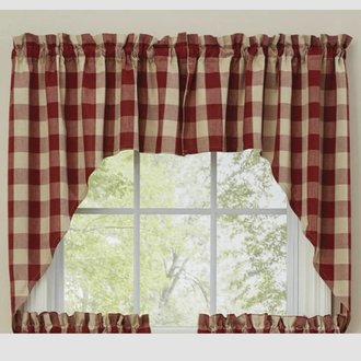 Wicklow Garnet Red Swag - 72x36