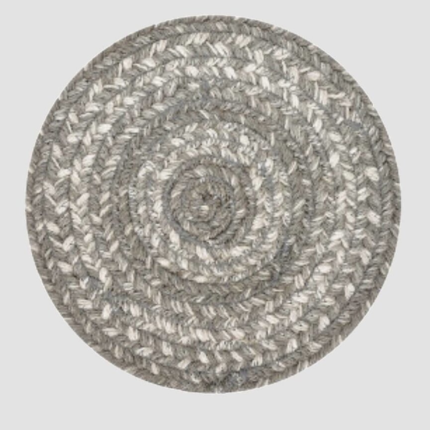 Grey Cloud Jute Braided Tabletop Accessories