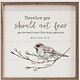 Kendrick  Home Therefore you Should not Fear Framed Sign - 8x8