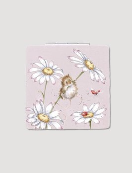 Wrendale Designs Oops a Daisy Mouse Compact Mirror