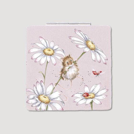 Oops a Daisy Mouse Compact Mirror