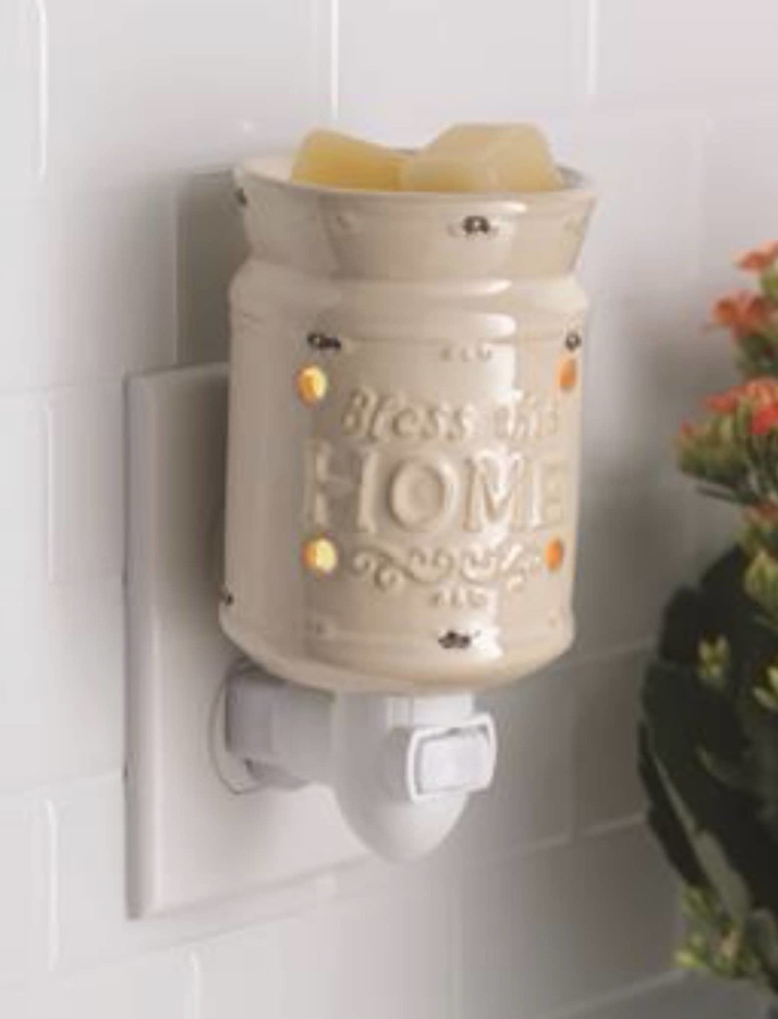 Candle Warmers Bless This Home Pluggable Fragrance Warmer Brand: Candle Warmers