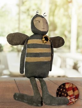 Nana's Farmhouse Bumblebee Shelf Sitter Doll - 19" T