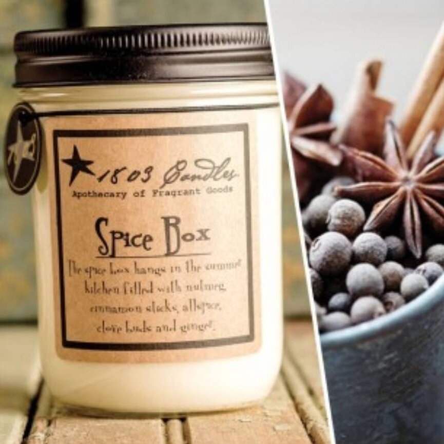 1803 Candle Spice Box 14oz