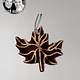 Smith Redware Smith Redware -  Maple Leaf Ornament Brown & Tan - 4"