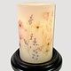 C R Designs Garden Flowers Candle Sleeve - Vanilla