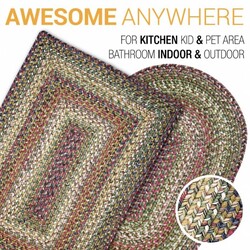 Rainforest Ultra Durable Braided Rug