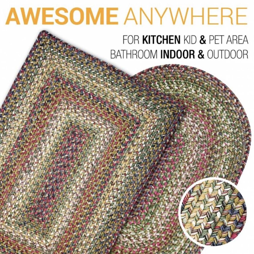 Rainforest Ultra Durable Braided Rug