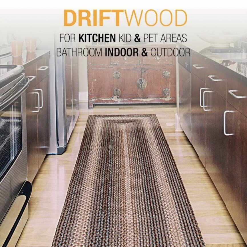 Driftwood Ultra Durable Braided Rugs