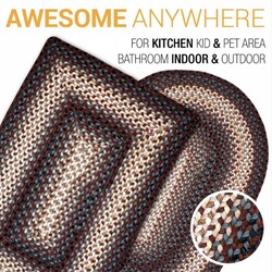 Driftwood Ultra Durable Braided Rugs