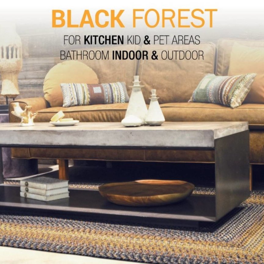 Black Forest Ultra Durable Braided Rugs