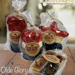 Olde Glory Floating Star Candle - Large