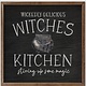 Kendrick  Home Kendrick Home Witches Kitchen Kettle Sign - 4"