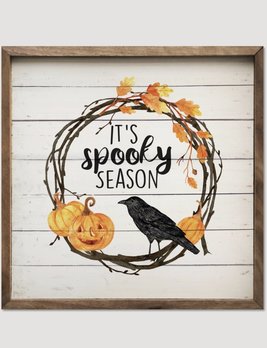 Kendrick  Home It's Spooky Season Wreath Sign - 4"