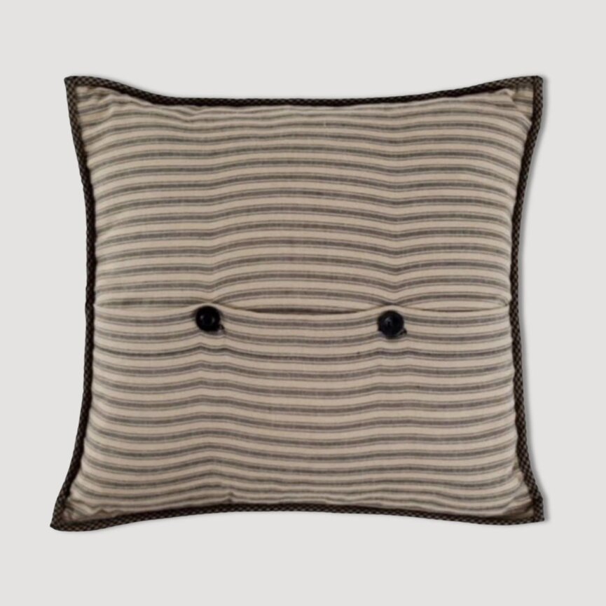 Farmhouse Star Filled Pillow Quilted - 16"