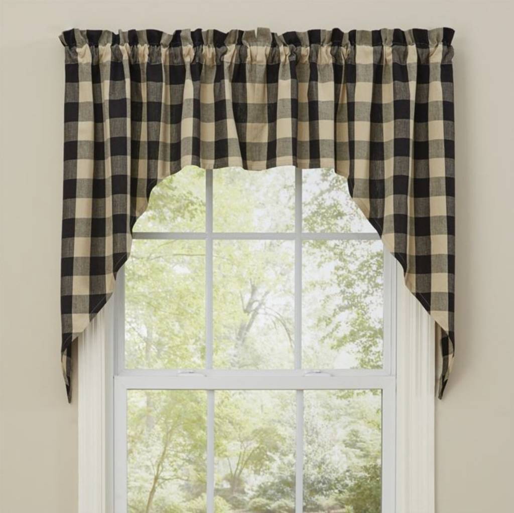 Black & Tan Farmhouse Star Swag Black & Tan Farmhouse Star Swag