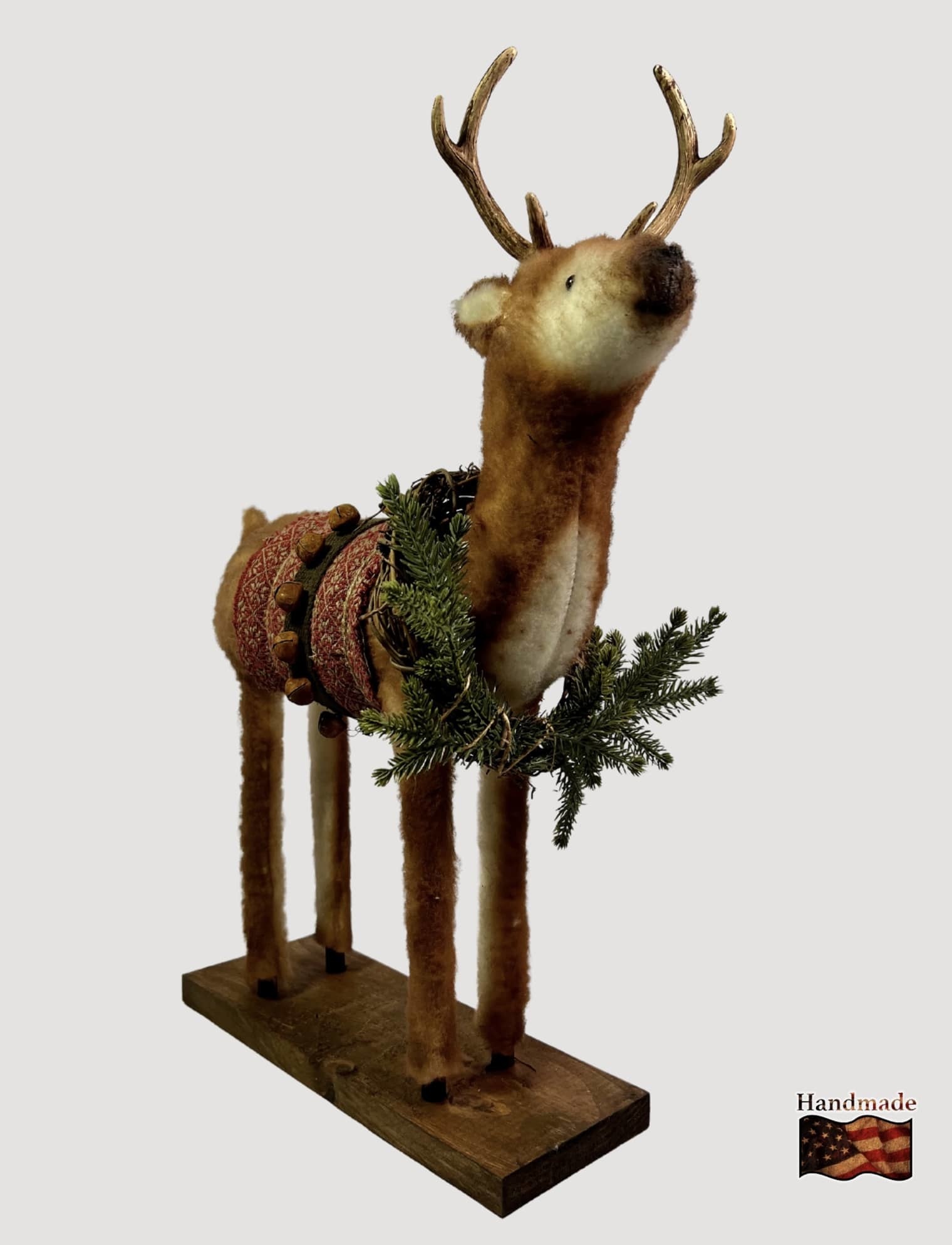Rugged Chic Decor Primitive Reindeer - 20" T x 15" L Brand: Rugged Chic Decor