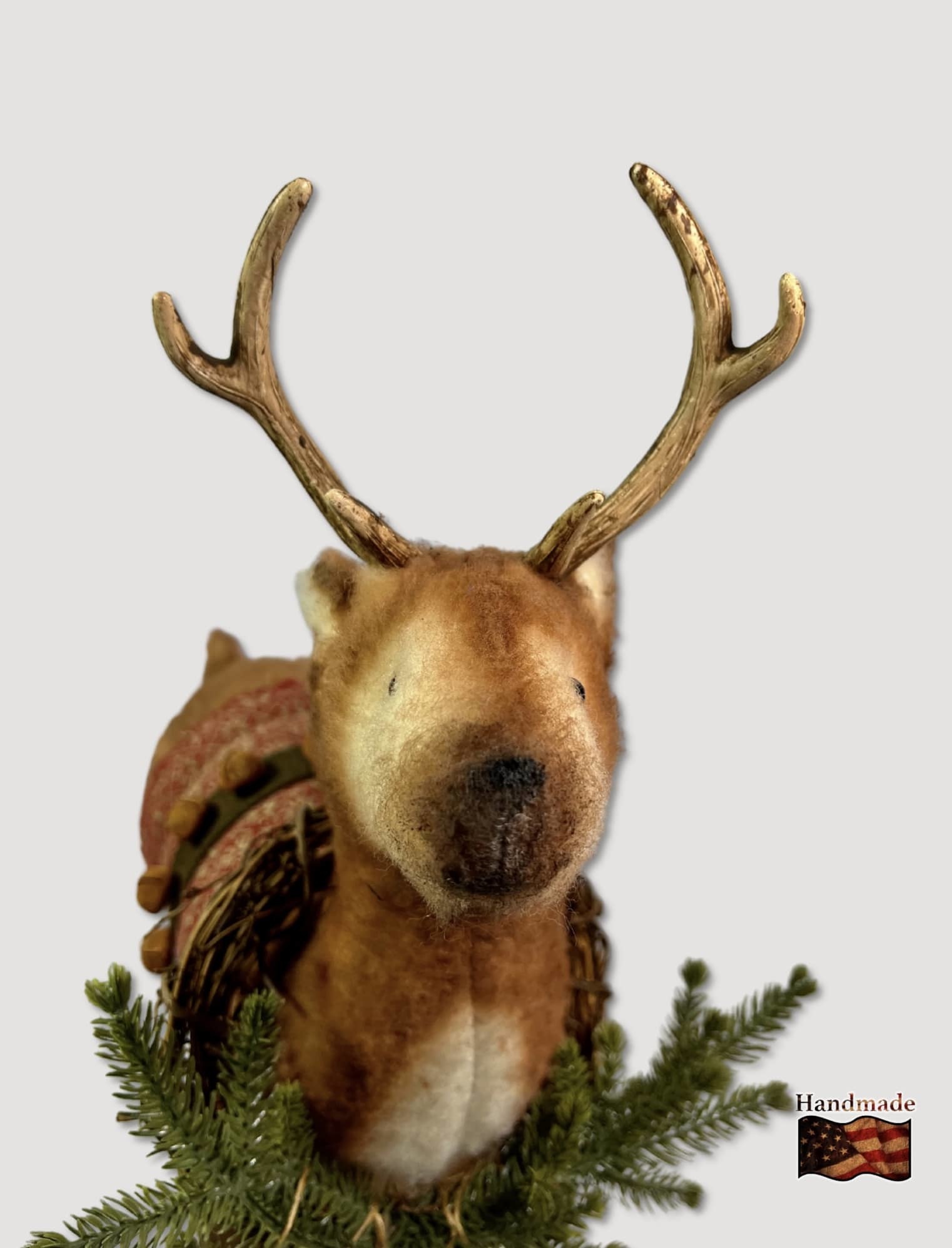 Rugged Chic Decor Primitive Reindeer - 20" T x 15" L Brand: Rugged Chic Decor