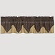 VHC Brands Kettle Grove Plaid Layered Valance 16" x 72"