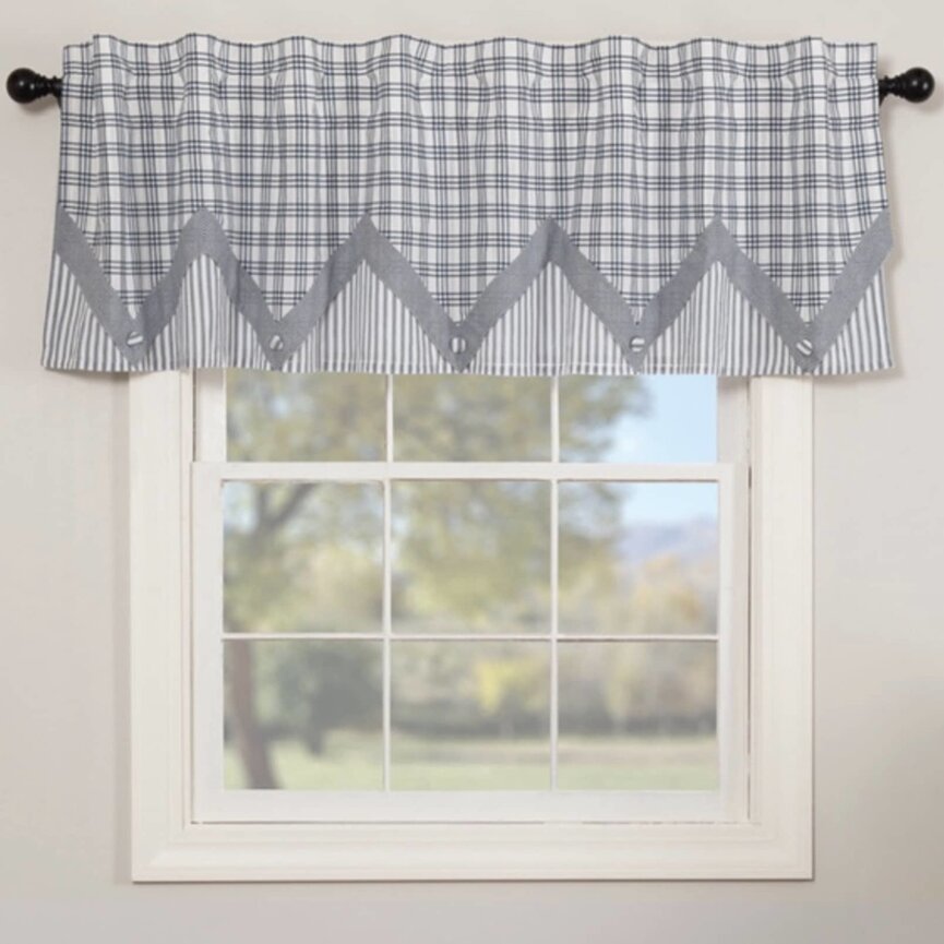 Sawyer Mill Blue Layered Valance