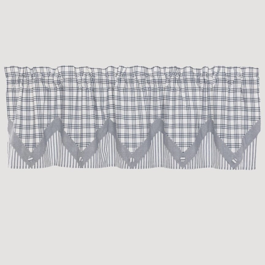 Sawyer Mill Blue Layered Valance