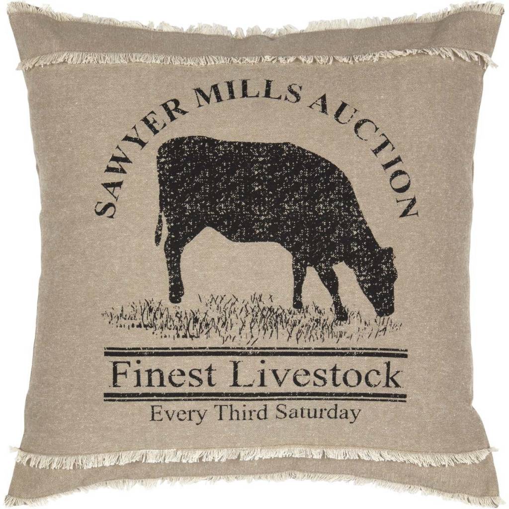 VHC Brands Sawyer Mill Cow Pillow Brand: VHC Brands