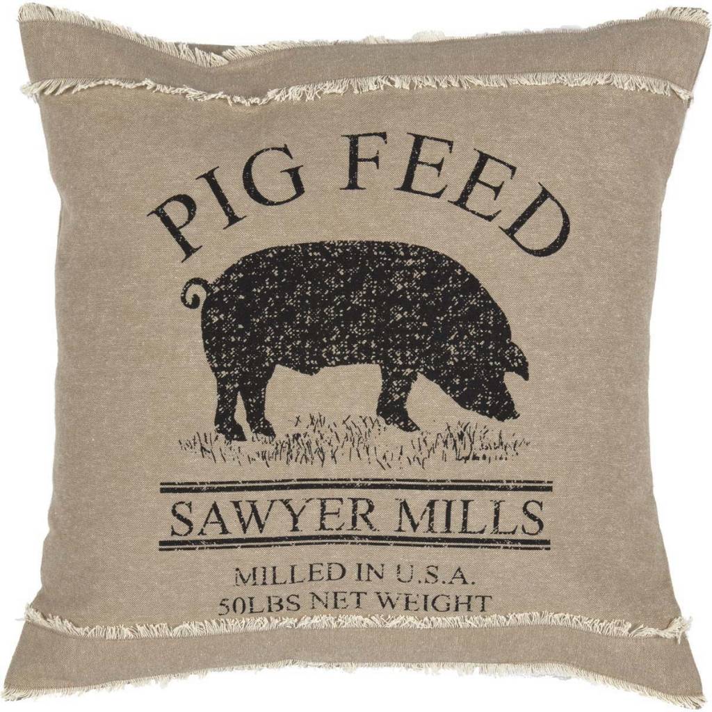 VHC Brands Sawyer Mill Pig Pillow Brand: VHC Brands