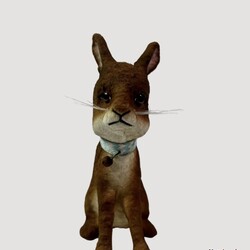 Sitting Brown Rabbit - 5"