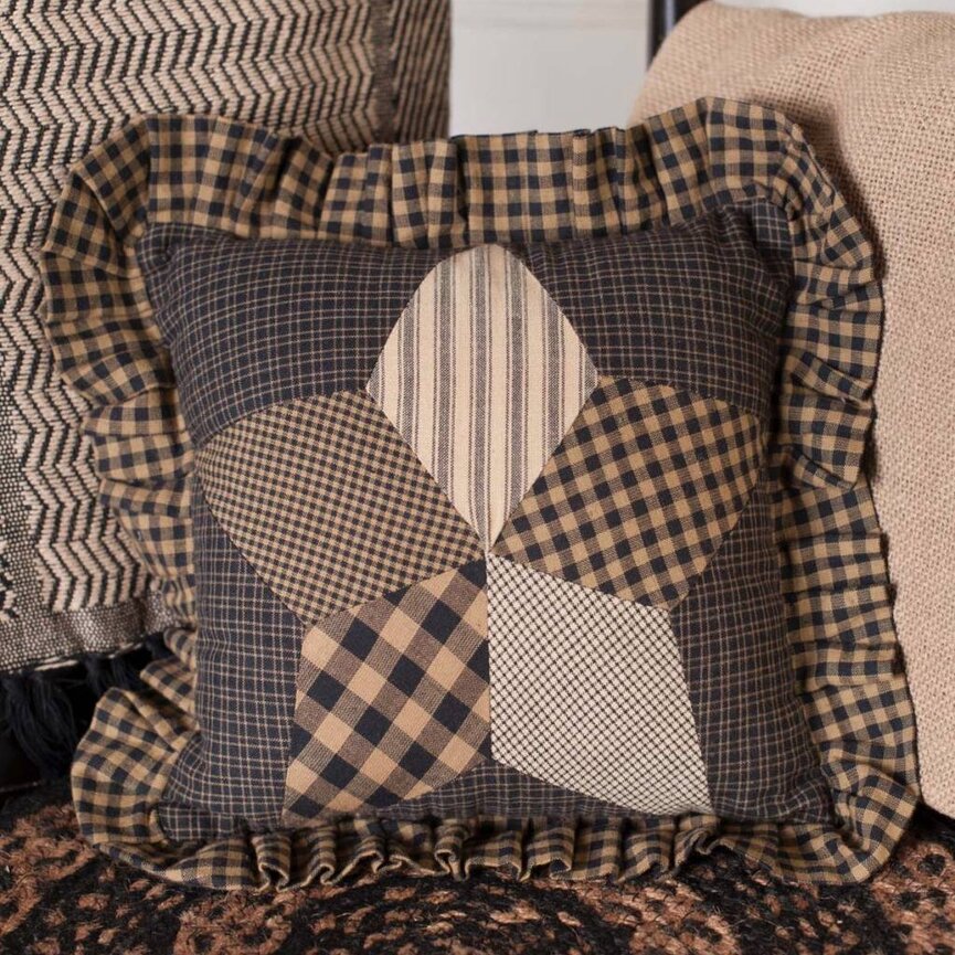 Farmhouse Star Pillow - 10"