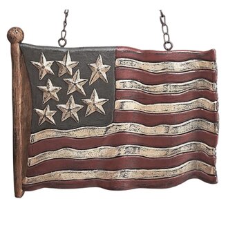 Resin 8 Star USA Waving Flag Arrow Replacement