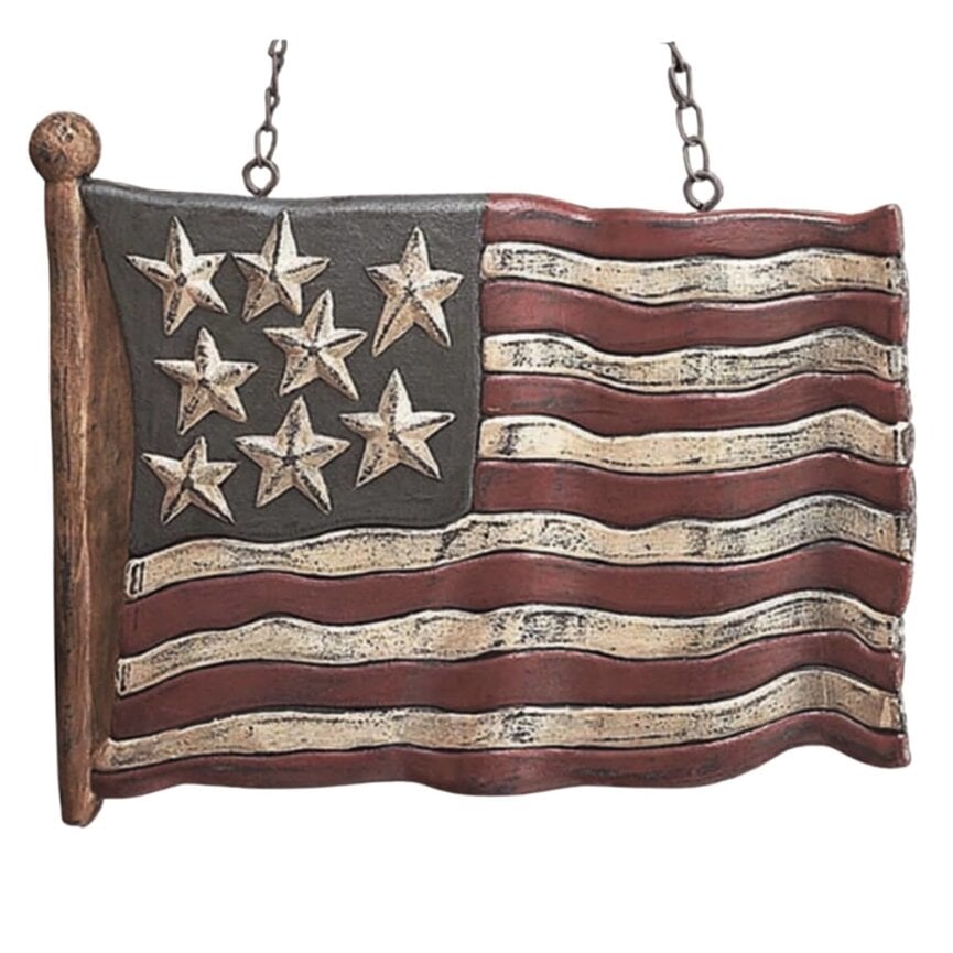 Resin 8 Star USA Waving Flag Arrow Replacement