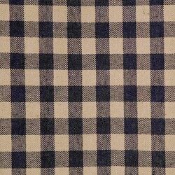 Black Check Scalloped Swag