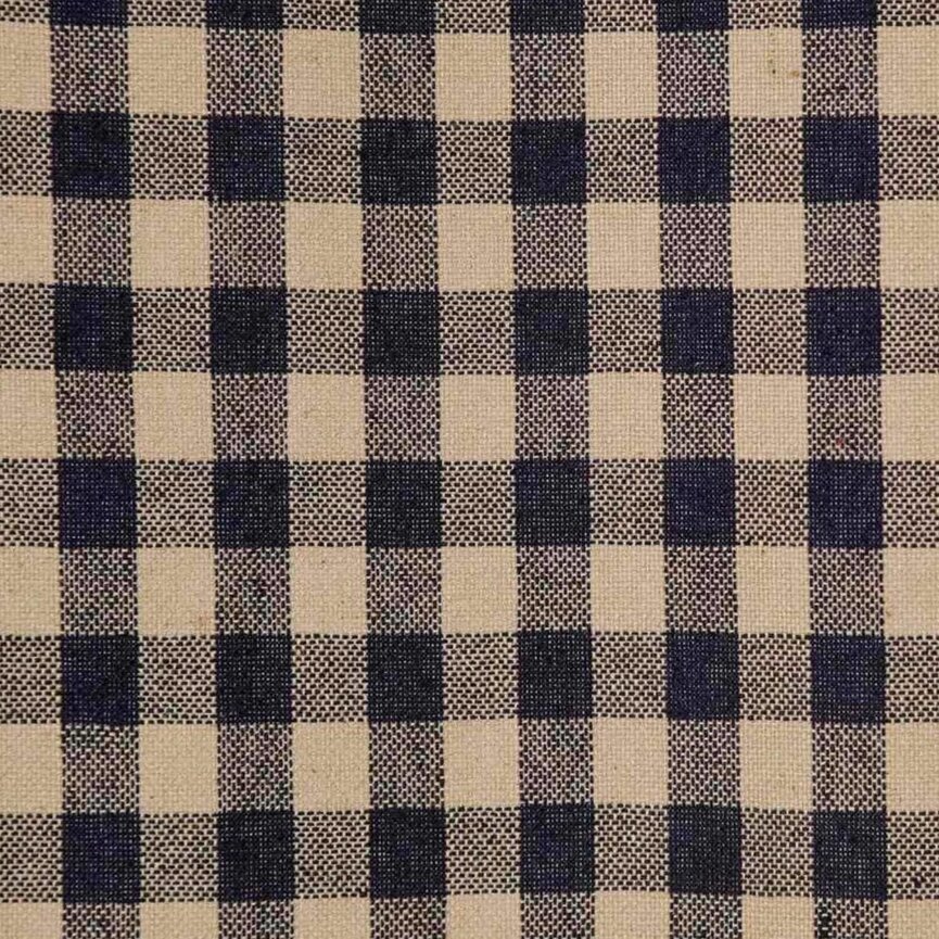 Black Check Scalloped Swag