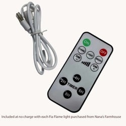 Fia Flame LED White Flame Candle - 5"