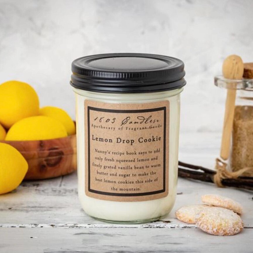 1803 Lemon Drop Cookie Candle