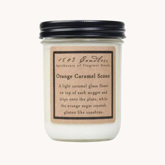 1803 Orange Caramel Scone Candle