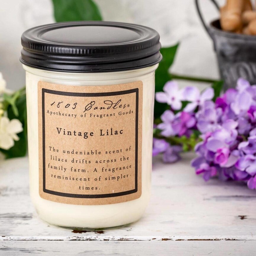 1803 Vintage Lilac Candle
