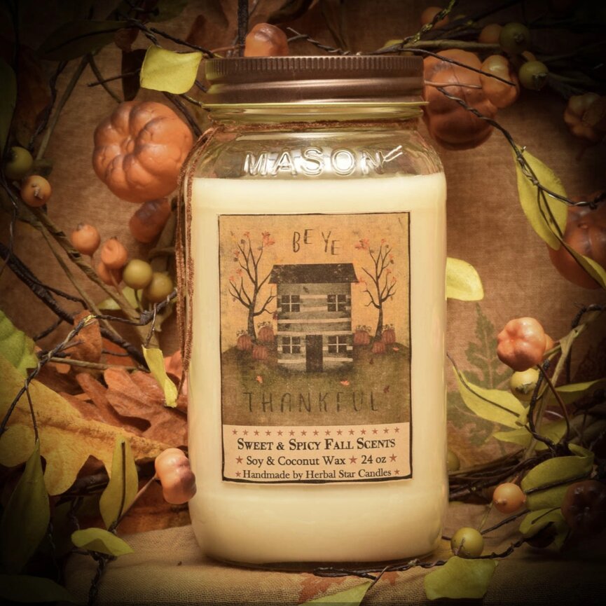 Autumn Splendor Soy Jar Candle - 16oz