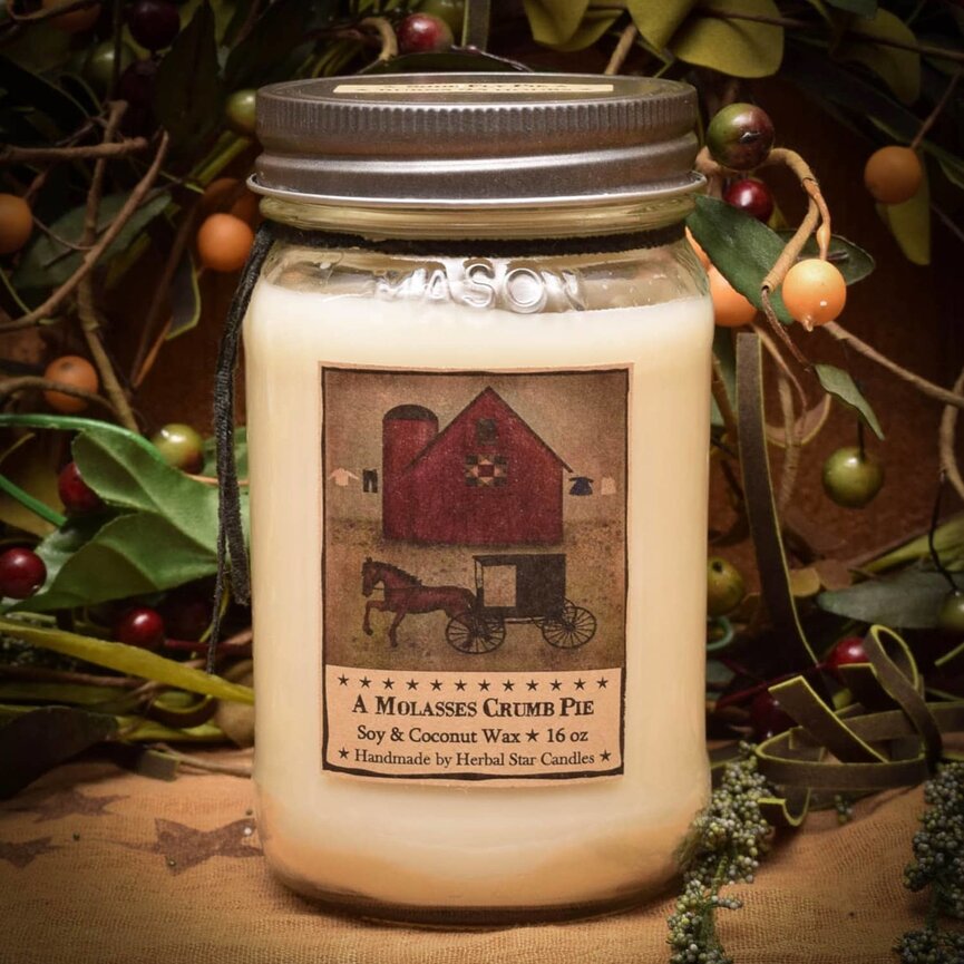 Shoo Fly Pie Soy Jar Candle - 16oz