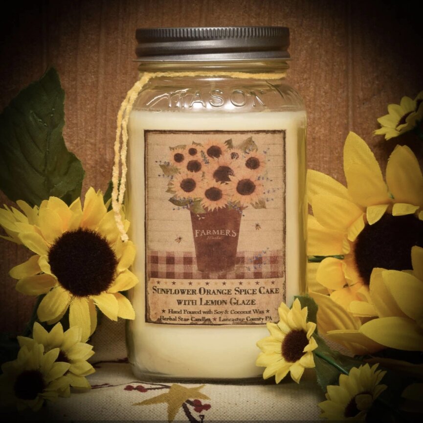 Sunflower Soy Jar Candle - 16oz