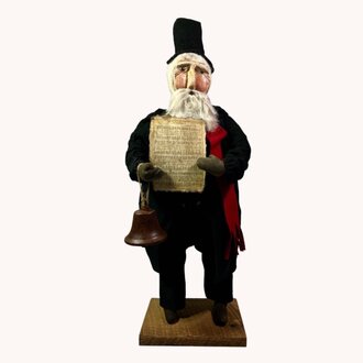 Primitive Christmas Boy Caroler - 21"