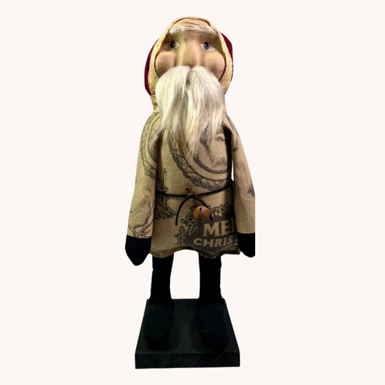 Santa in Merry Christmas Jacket - 17"
