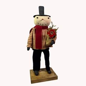 Snowman Checked Jacket - 16"