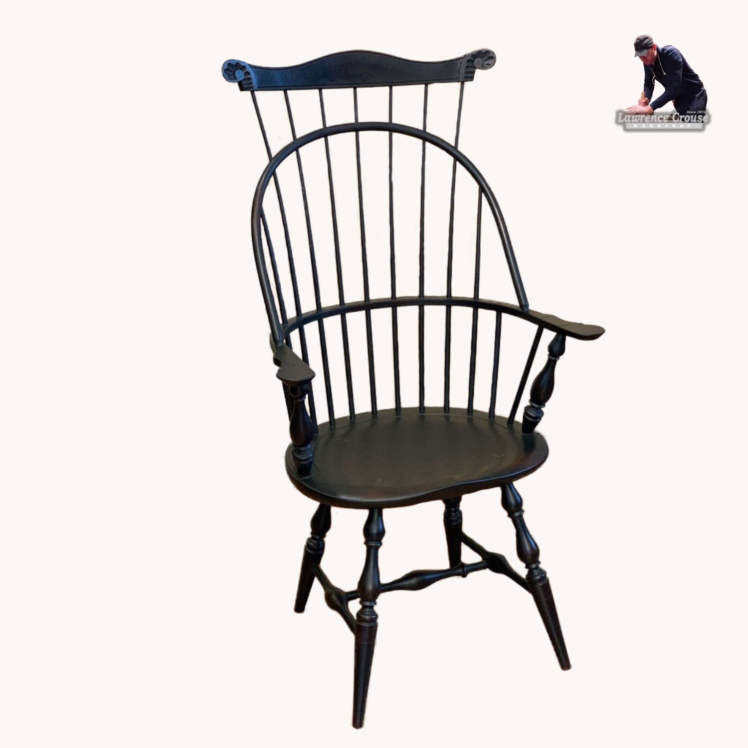 Sack Back Arm Chair with Comb | Nana's Farmhouse - Nana's Farmhouse