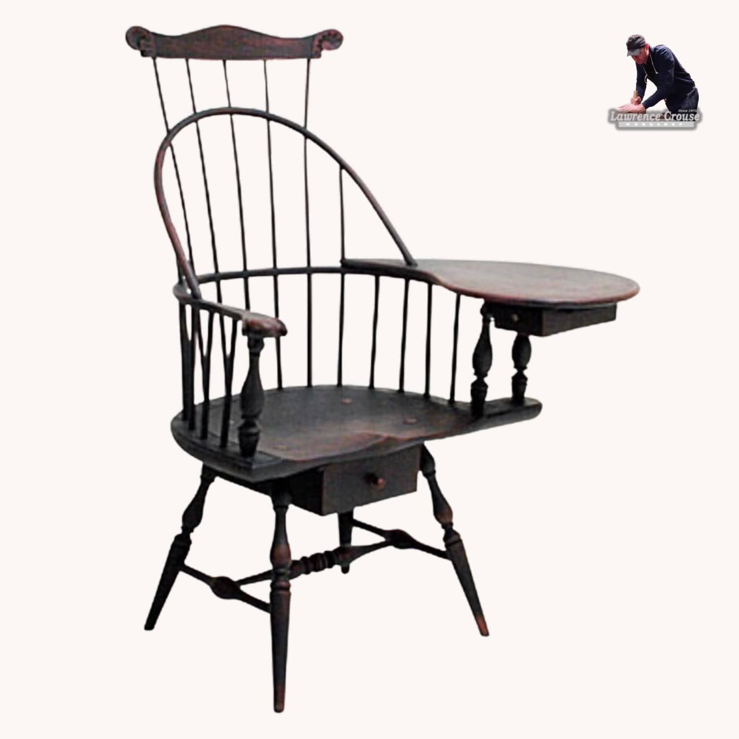 Sack Back Writing Desk Chair | Nana's Farmhouse - Nana's Farmhouse